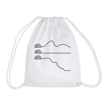 VTT Sports Vélo - Sac de sport léger - blanc - Devant