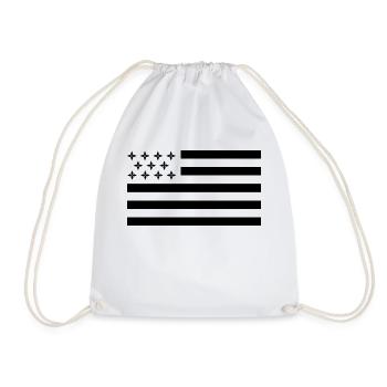 US BRETON - Sac de sport léger - blanc - Devant