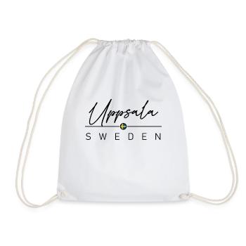 Schweden - Uppsala - Sweden - Sverige - Drawstring Bag - white - Front