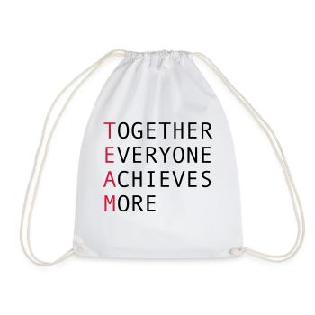 Équipe - Sac de sport léger - blanc - Devant