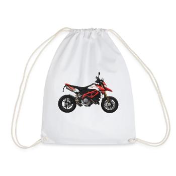 Superbike // Illustration - Drawstring Bag - white - Front