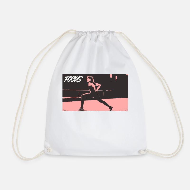 FOCUS_rose - Sac de sport léger - blanc
