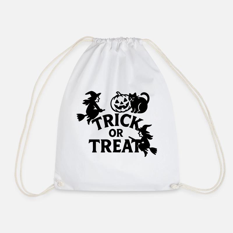Trick or Treat Halloween - Turnbeutel - Weiß