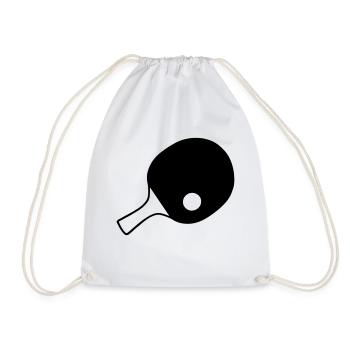 Raquettes de tennis de table, tennis de table - Sac de sport léger - blanc - Devant