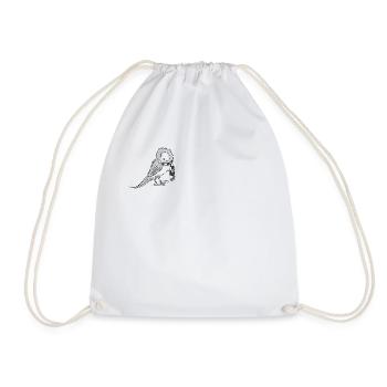 Till Owl without mirror - Drawstring Bag - white - Front