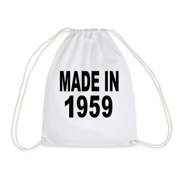 Made in 1959 - Turnbeutel - Weiß - Vorne