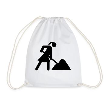 madame - Sac de sport léger - blanc - Devant