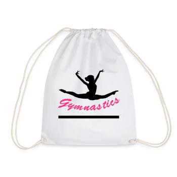 Gymnastics, Gymnastique, gymnast - Sac de sport léger - blanc - Devant