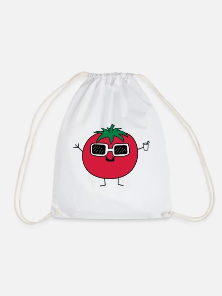 Cool Tomato - Turnbeutel - Weiß