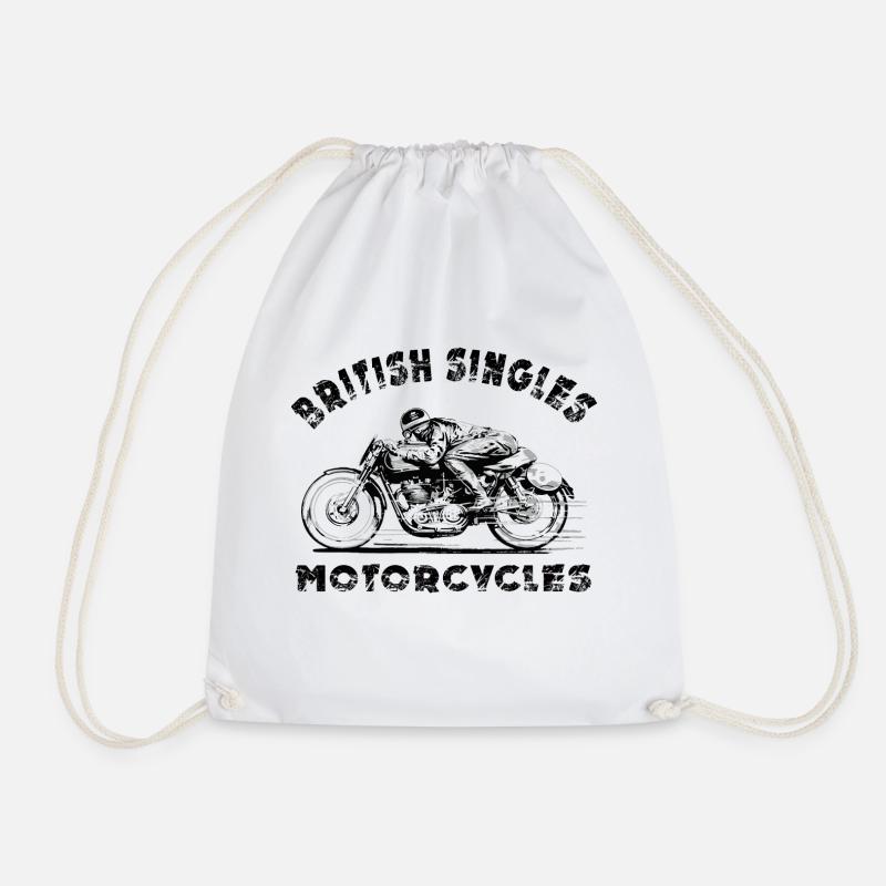 british motorcycles - Turnbeutel - Weiß