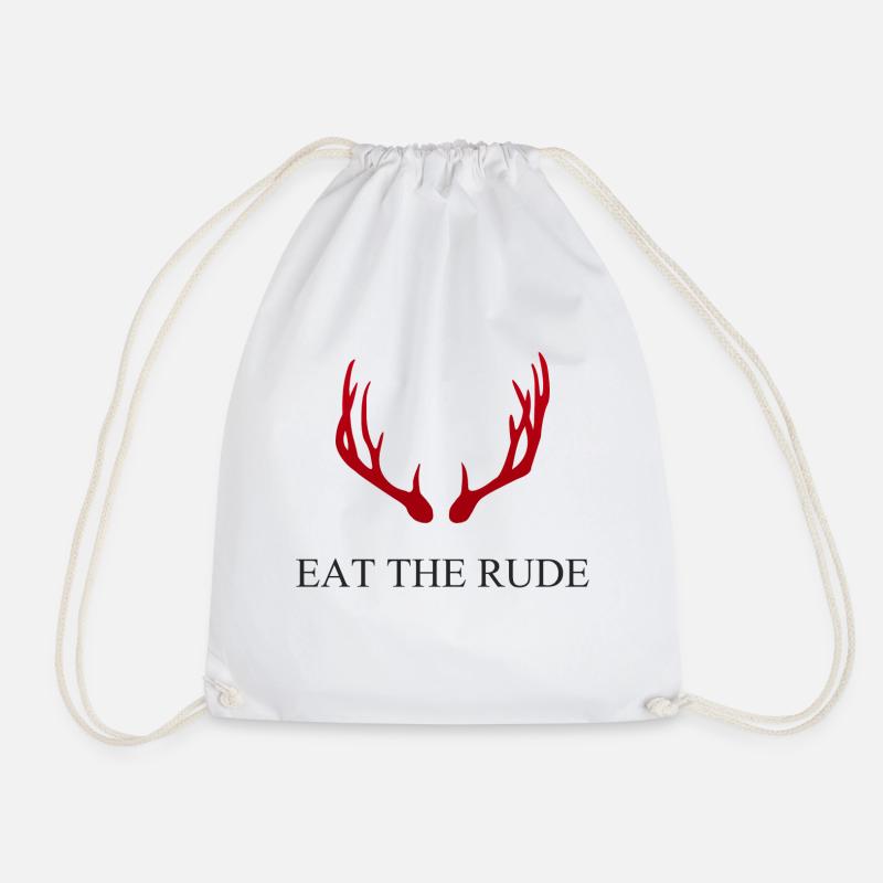 Hannibal - Eat the rude - Turnbeutel - Weiß