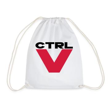 ctrl v - Sac de sport léger - blanc - Devant