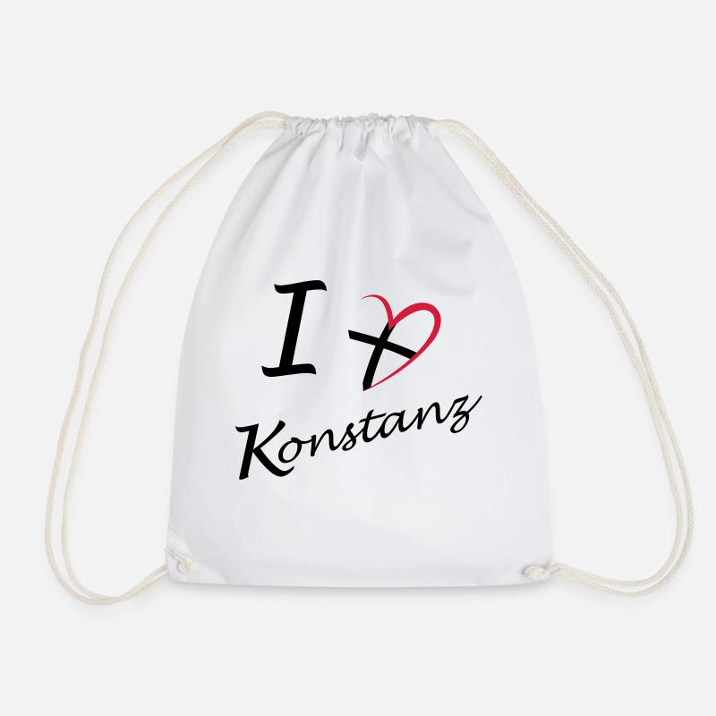 Konstanz Liebe - Turnbeutel - Weiß