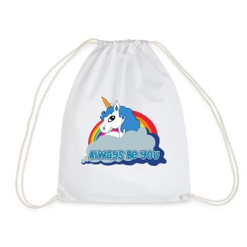Always be you (Unicorn) - Turnbeutel - Weiß - Vorne