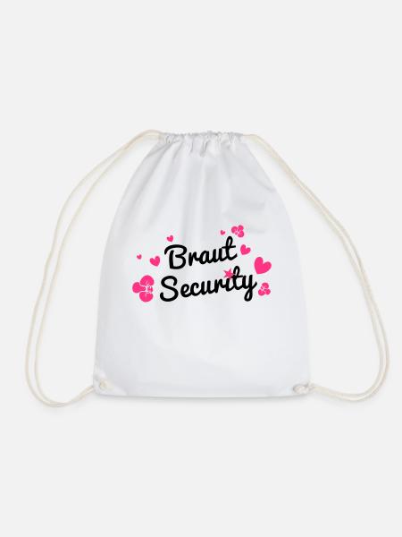 Braut Security - Turnbeutel - Weiß