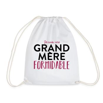 Grand mere formidable - Sac de sport léger - blanc - Devant