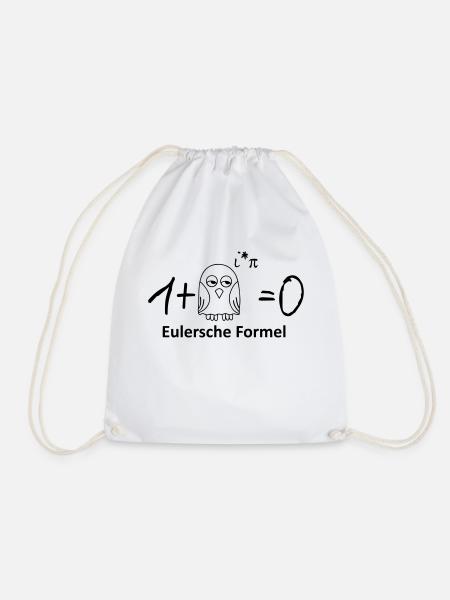 Eulersche Formel Eule Pi - Turnbeutel - Weiß