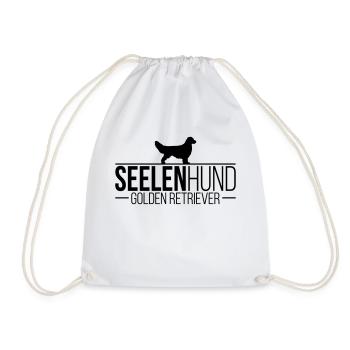 GOLDEN RETRIEVER Seelenhund - Turnbeutel - Weiß - Vorne