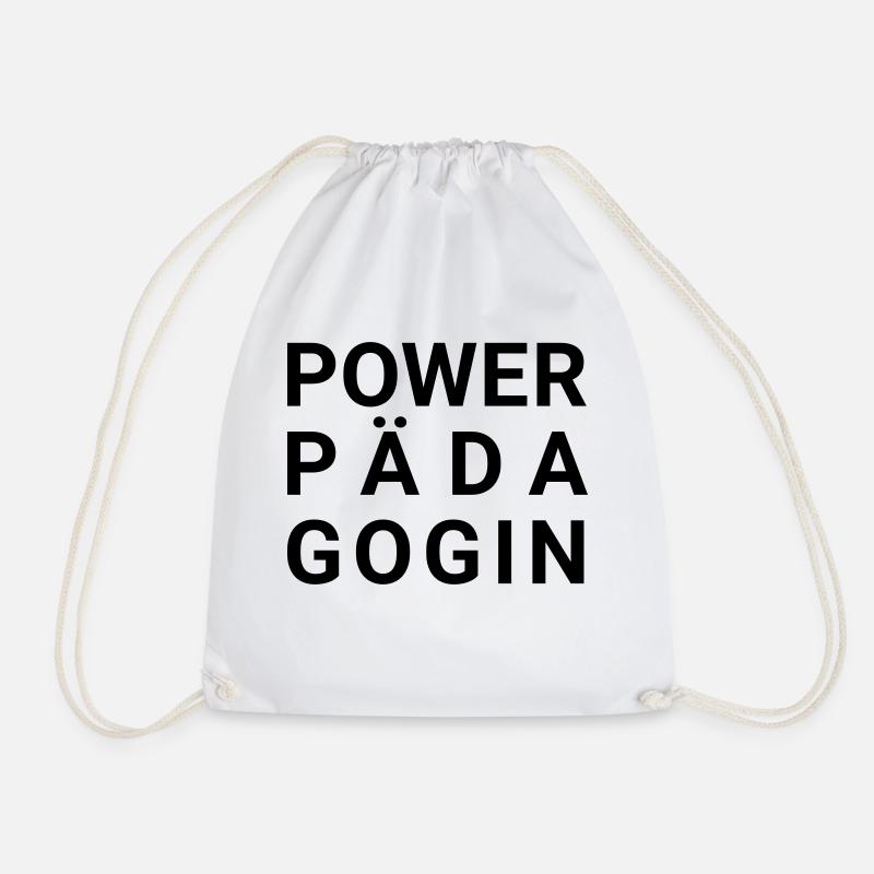 Powerpädagogin - Turnbeutel - Weiß