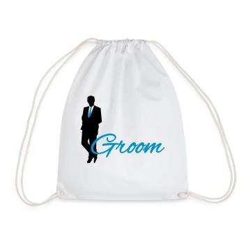 Groom - Turnbeutel - Weiß - Vorne