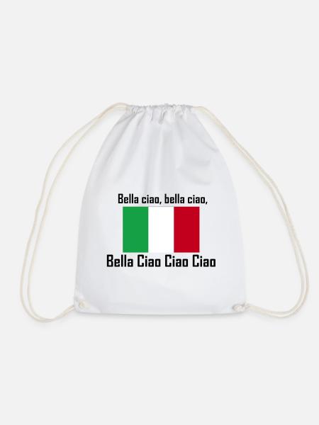 Bella Ciao Ciao Ciao Sommerhit Party - Turnbeutel - Weiß