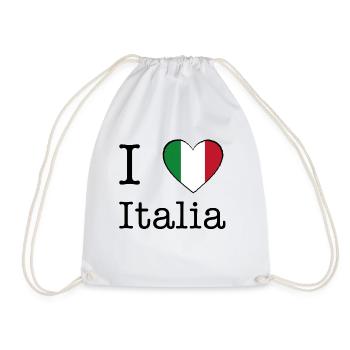 Ich liebe Italien - Turnbeutel - Weiß - Vorne