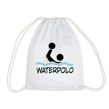 waterpolo4 - Drawstring Bag - white - Front