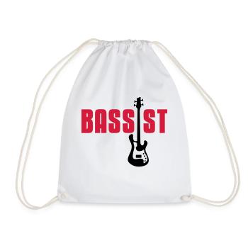 bassist - Turnbeutel - Weiß - Vorne