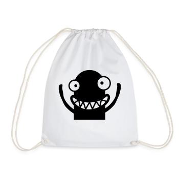 Funny Monster - Sac de sport léger - blanc - Devant