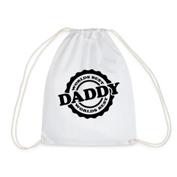 Worlds Best Daddy - Sac de sport léger - blanc - Devant
