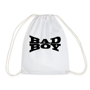 Bad boy bad boy - Drawstring Bag - white - Front