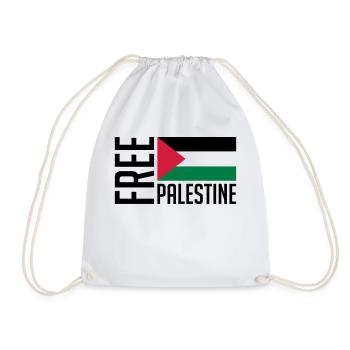 free_palestine_pa3 - Turnbeutel - Weiß - Vorne