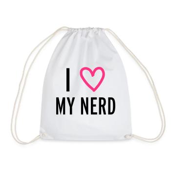 Nerd - Sac de sport léger - blanc - Devant