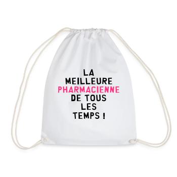 Pharmacien / Pharmacienne / Pharmacie / Médecin - Sac de sport léger - blanc - Devant