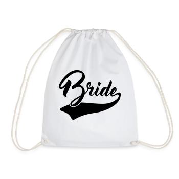 Bride - Turnbeutel - Weiß - Vorne