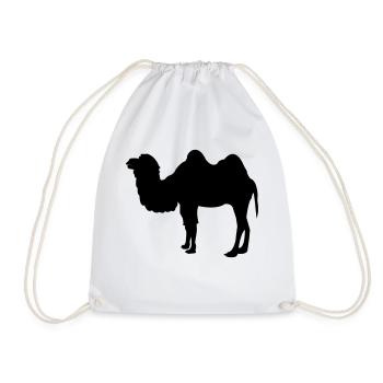 kamel - Drawstring Bag - white - Front