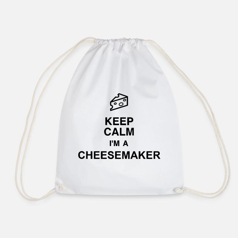 Käser / Käse / Arbeit / Käserin - Turnbeutel - Weiß