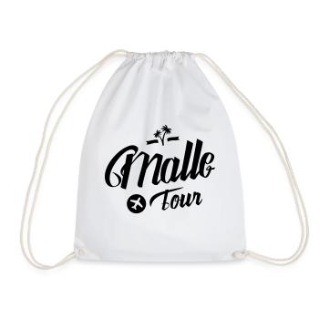 malle tour - Turnbeutel - Weiß - Vorne