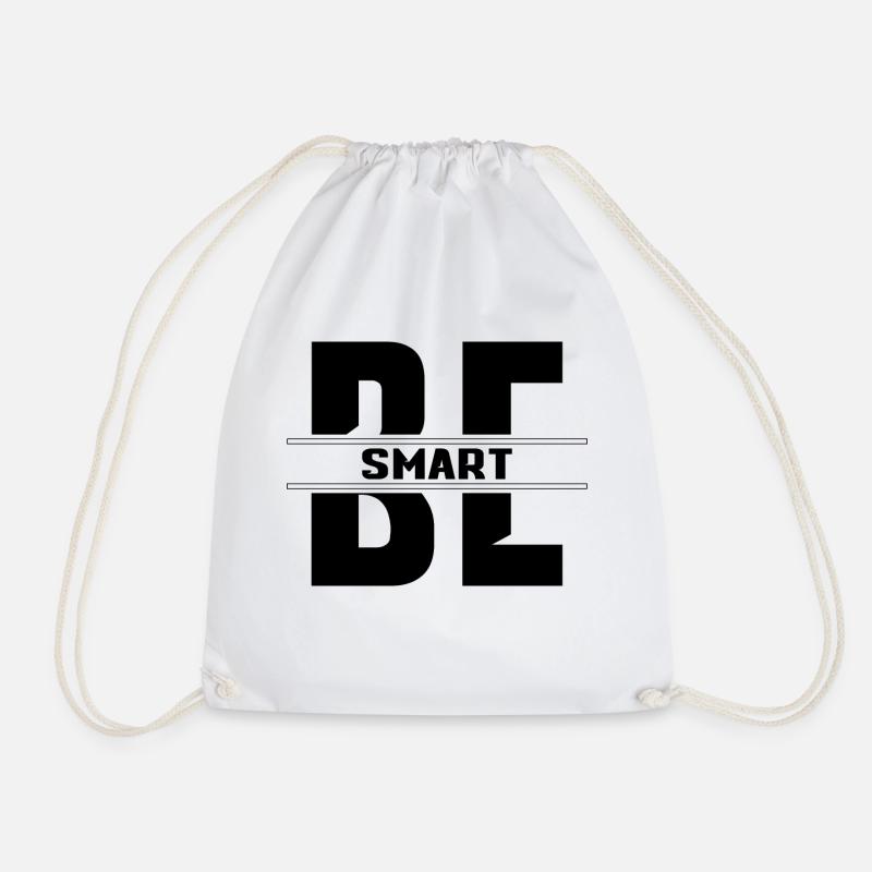 Be smart - Turnbeutel - Weiß