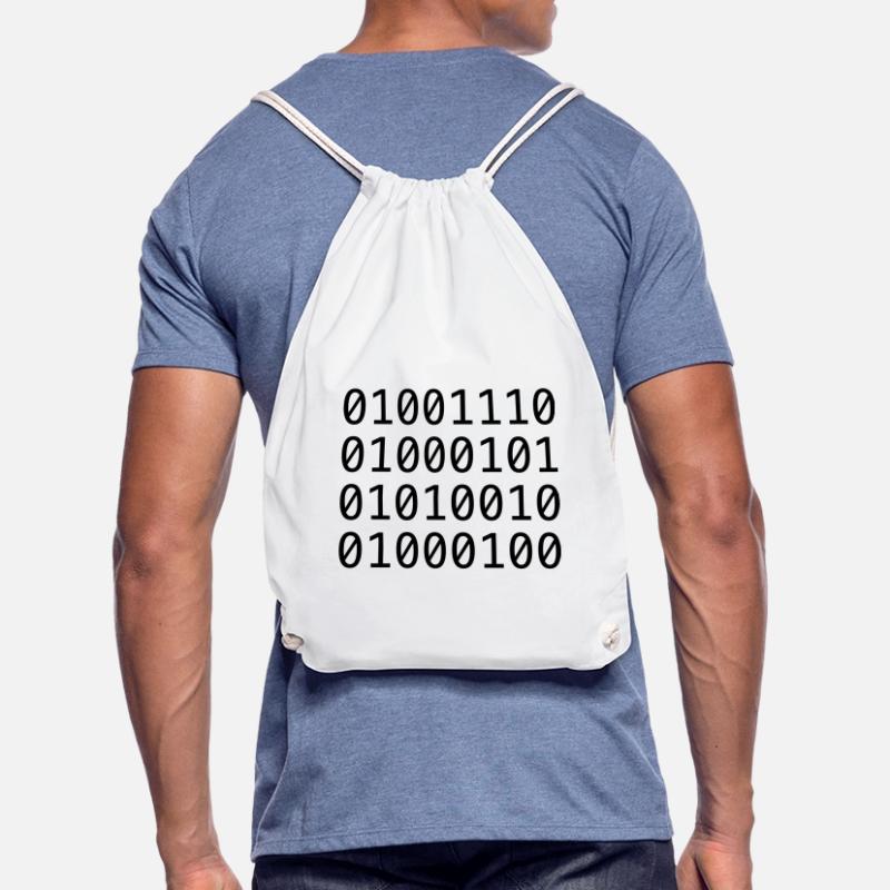Binary code (NERD) Drawstring Bag