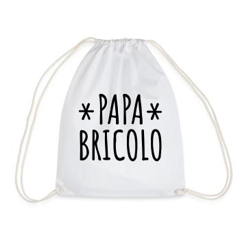 Papa bricolo père bricoleur - Sac de sport léger - blanc - Devant