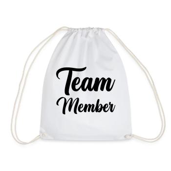 Membres de l’équipe - Sac de sport léger - blanc - Devant