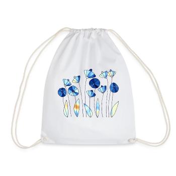 Fleur - Sac de sport léger - blanc - Devant