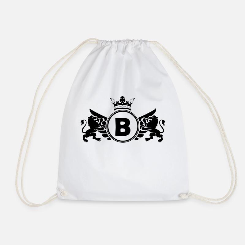 buchstabe B Wappen - Turnbeutel - Weiß