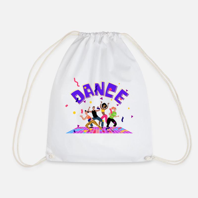 Dance on the Dancefloor - Turnbeutel - Weiß