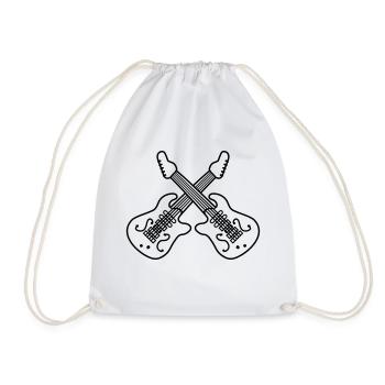 Guitares Cross 2 E - Sac de sport léger - blanc - Devant