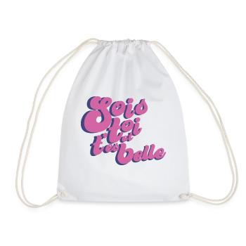 sois toi - Sac de sport léger - blanc - Devant