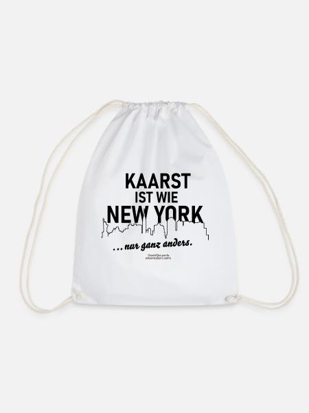 Kaarst ist wie New York Städte-Spruch - Turnbeutel - Weiß