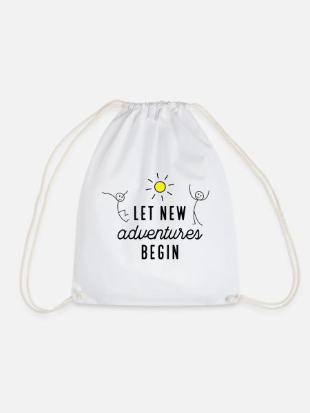 Aventure ou nouveau départ - Sac de sport léger - blanc