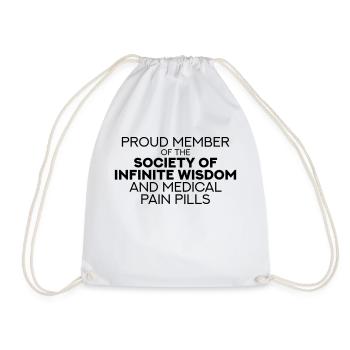Pensioner - Drawstring Bag - white - Front